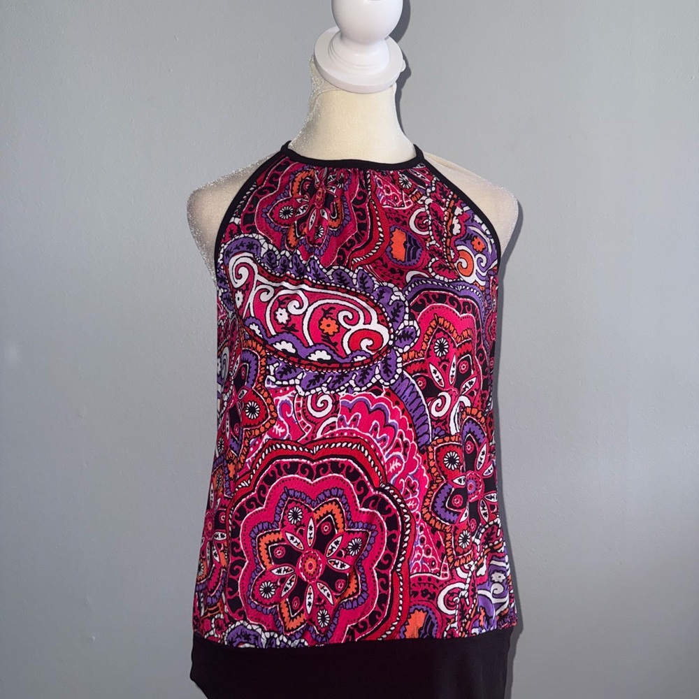 IZ Byer Paisley Halter Top